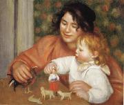 Pierre Renoir Child with Toys(Gabrielle and Jean) oil painting on canvas